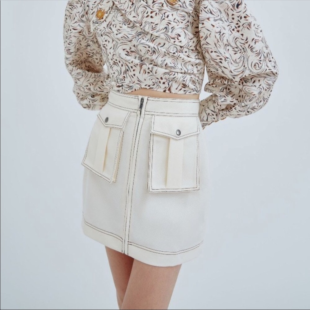 NWT C/MEO Collective Regiment Skirt - US 8 (Large)